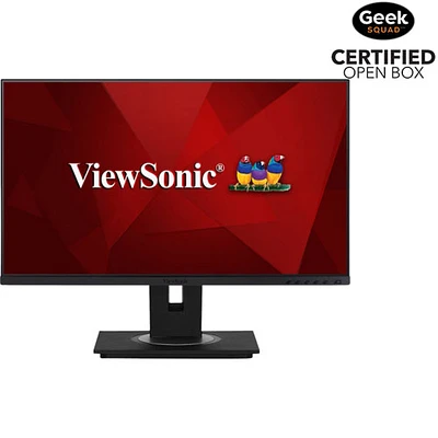 Open Box - ViewSonic VG2455-2K 24" IPS 1440p Monitor with USB 3.1 Type C HDMI DisplayPort