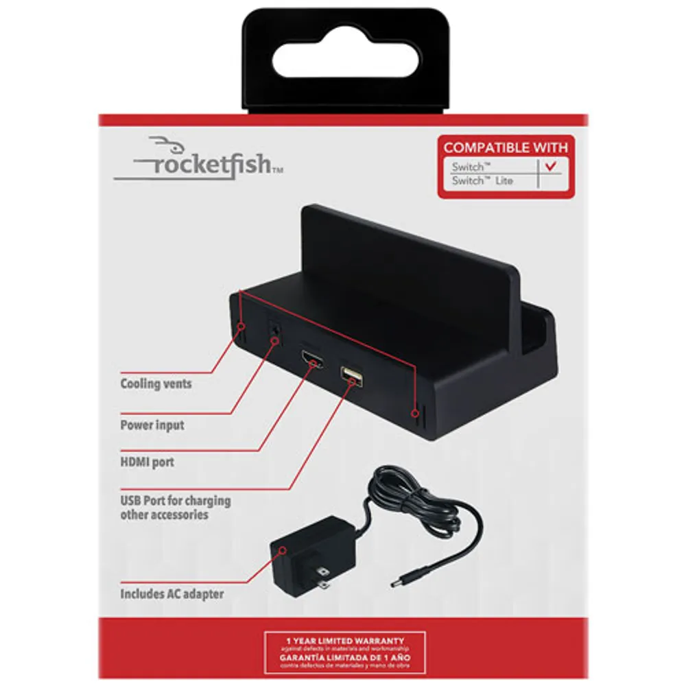 Rocketfish TV Dock Kit 2 for Nintendo Switch - Only at Best Buy