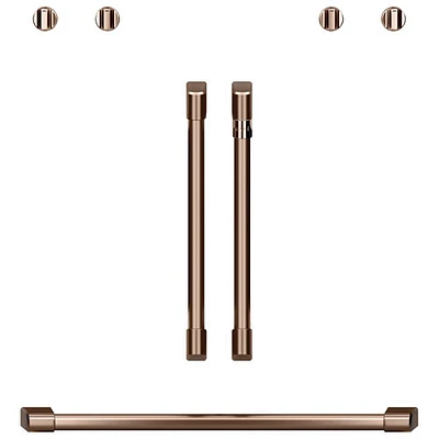 Café 7-Piece Wall Oven Handle & Knob Kit (CXWDFHKPMCU) - Brushed Copper