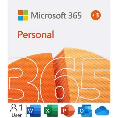 Microsoft 365 Personal (PC/Mac) - 1 User - 15 Month - Digital Download - With Device Purchase or Membership