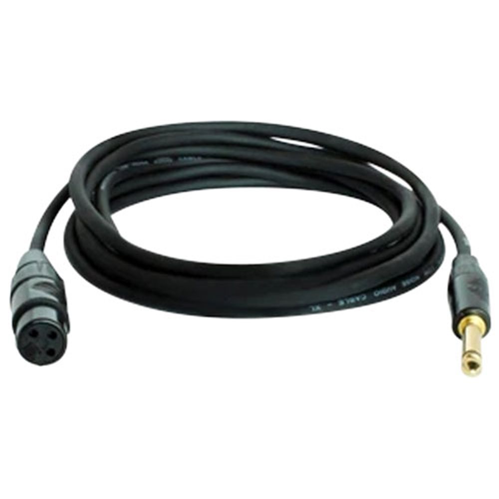 Digiflex 15' XLR to 1/4" Instrument Cable (HXFP-15)