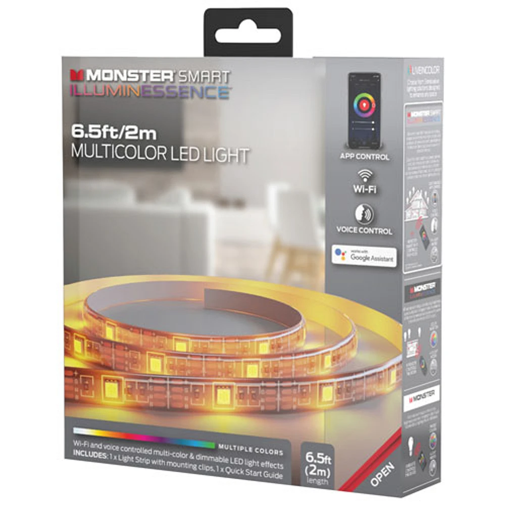 Bande lumineuse DEL Smart Illuminessence de Monster - 2 m (6,5 pi)