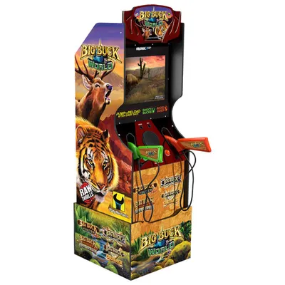 Arcade1Up Big Buck Hunter with Riser & 2 Rifles