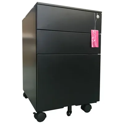 TygerClaw 3-Drawer Lateral Filing Cabinet (LCD86124CB) - Black