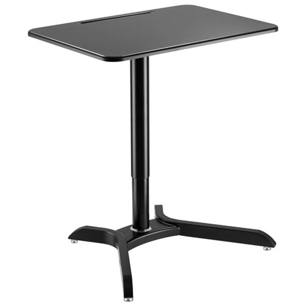 TygerClaw 28"W Sit-Stand Workstation Desk - Black