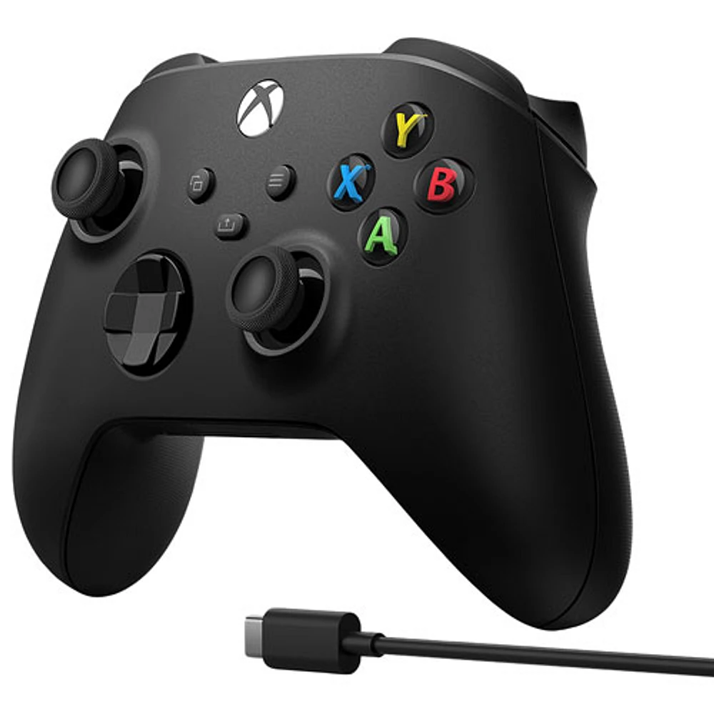 Xbox Wireless Controller (2020) with USB-C Cable - Carbon Black