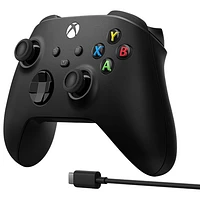 Xbox Wireless Controller (2020) with USB-C Cable - Carbon Black