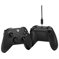 Xbox Wireless Controller (2020) with USB-C Cable - Carbon Black