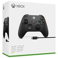 Xbox Wireless Controller (2020) with USB-C Cable - Carbon Black