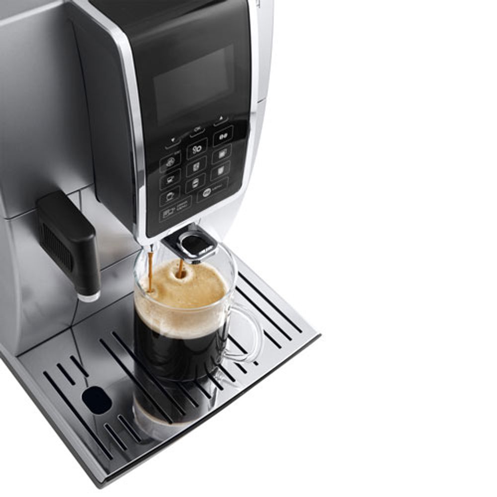 De'Longhi Dinamica Automatic Espresso Machine with LatteCrema Milk Frother - Stainless Steel