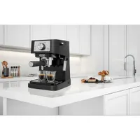 De'Longhi Stilosa Manual Espresso Machine - Black/Stainless Steel