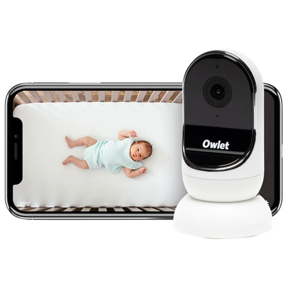 Owlet Cam Smart Video Baby Monitor with Room Temperature Sensor (OWL-BC04NNBBYH)