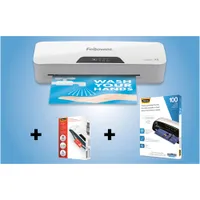 Fellowes Halo 95 9.5" Laminator with Fitness Pouch Starter Kit