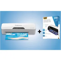 Fellowes Halo 95 9.5" Laminator with Classroom & Day Care Pouch Starter Kit