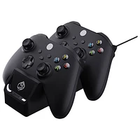 Station de chargement double avec batteries de Collective Minds pour manettes de Xbox Series X|S