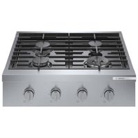 Bosch 30" 4-Burner Gas Cooktop (RGM8058UC) - Stainless Steel