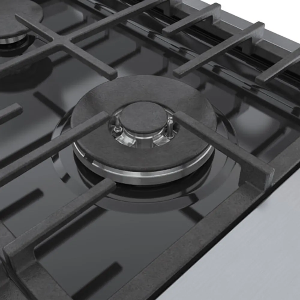 Surface de cuisson à gaz de 30 po à 4 brûleurs de Bosch (RGM8058UC) - Acier inoxydable