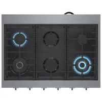 Surface de cuisson à gaz de 36 po à 6 brûleurs de Bosch (RGM8658UC) - Acier inoxydable