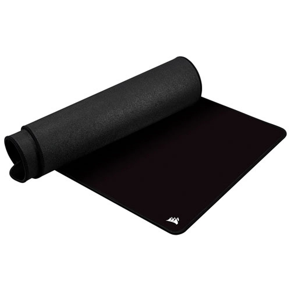 Tapis de souris de jeu en tissu antiéclaboussure MM350 Pro de Corsair - Élargi TG - Noir