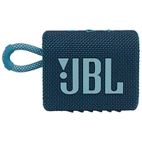 JBL Go 3 Waterproof Bluetooth Wireless Speaker - Blue