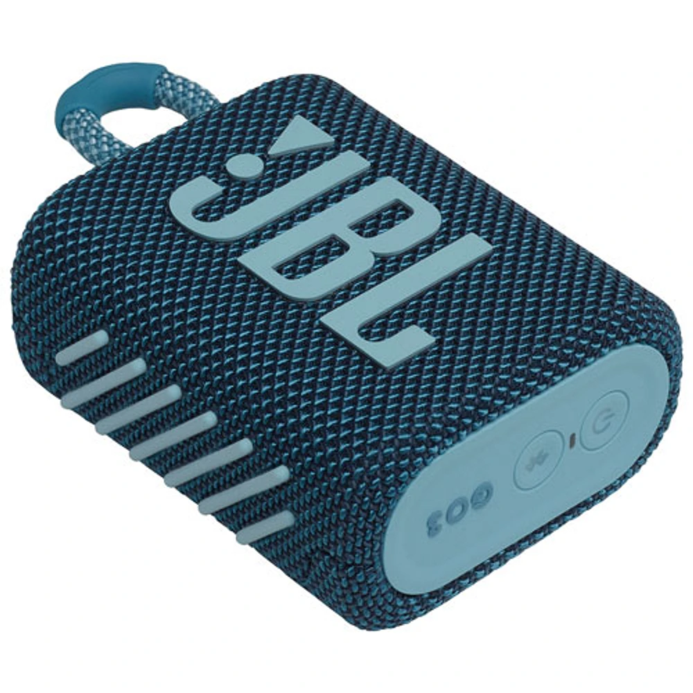 JBL Go 3 Waterproof Bluetooth Wireless Speaker - Blue