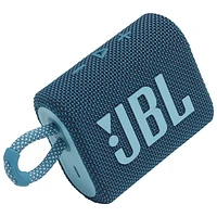 JBL Go 3 Waterproof Bluetooth Wireless Speaker - Blue