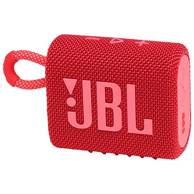 JBL Go 3 Waterproof Bluetooth Wireless Speaker - Red