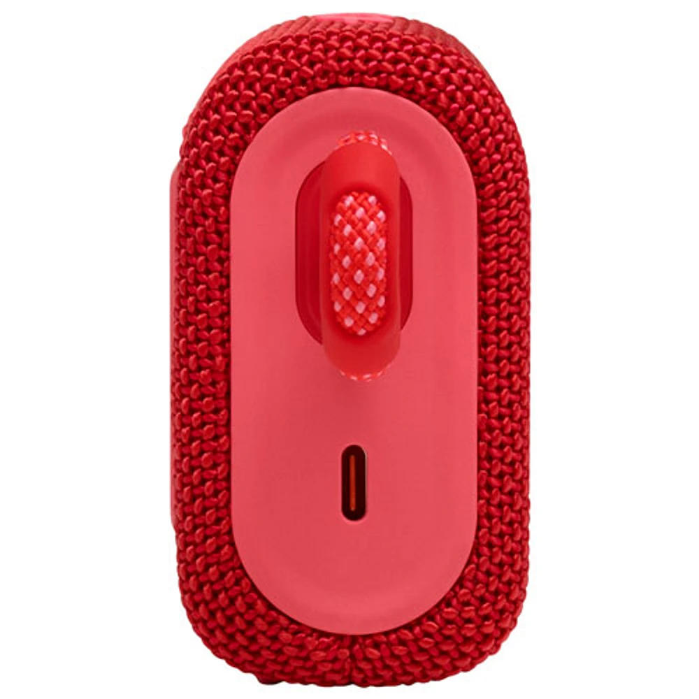 Haut-parleur sans fil Bluetooth étanche GO 3 de JBL - Rouge