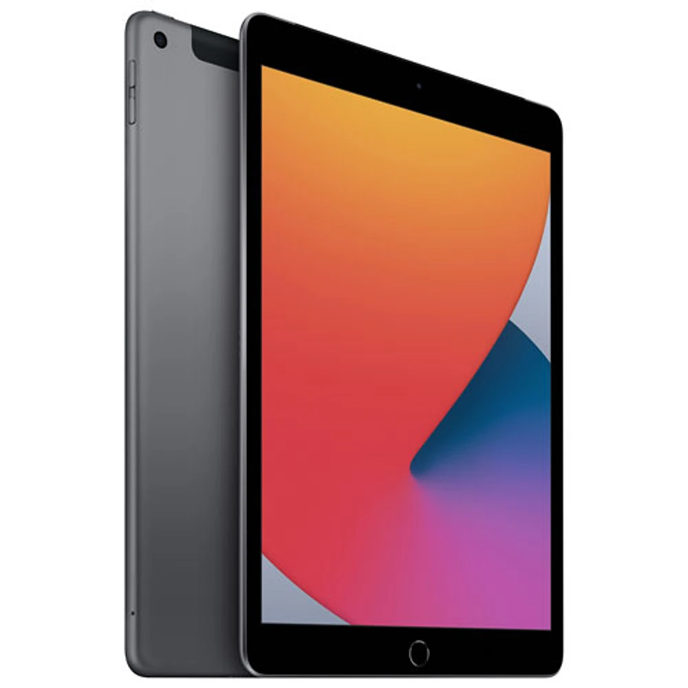 Fido Apple iPad 10.2" 32GB with Wi-Fi & 4G LTE (8th Generation) - Space Grey - Monthly Financing