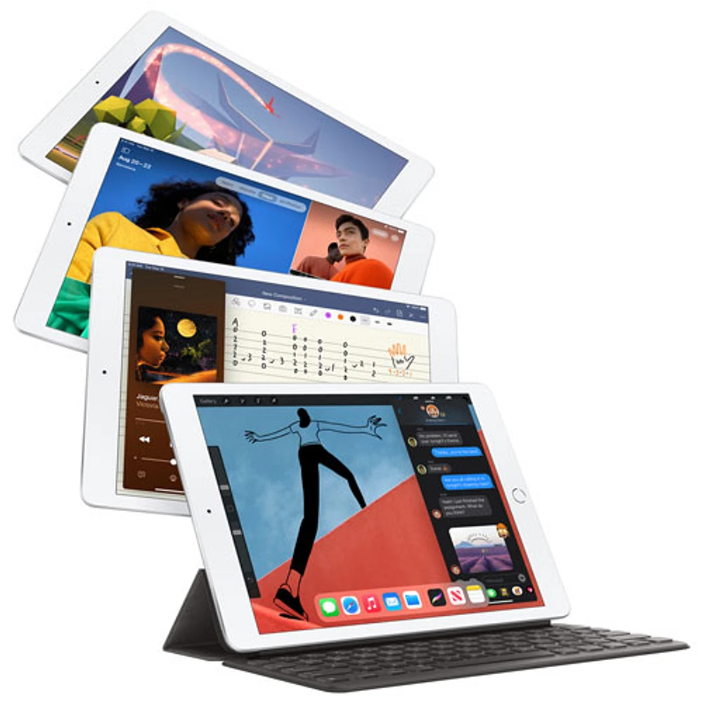 Fido Apple iPad 10.2" 32GB with Wi-Fi & 4G LTE (8th Generation) - Space Grey - Monthly Financing