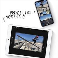 iPad 10,2 po 32 Go Wi-Fi 4G LTE Apple avec Fido (8e gén.) - Gris cosmique - Financement mensuel