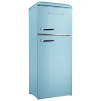 Galanz Retro 24" 10 Cu. Ft. Freestanding Top Freezer Refrigerator (GLR10TBEEFR) - Behop Blue - Only at Best Buy