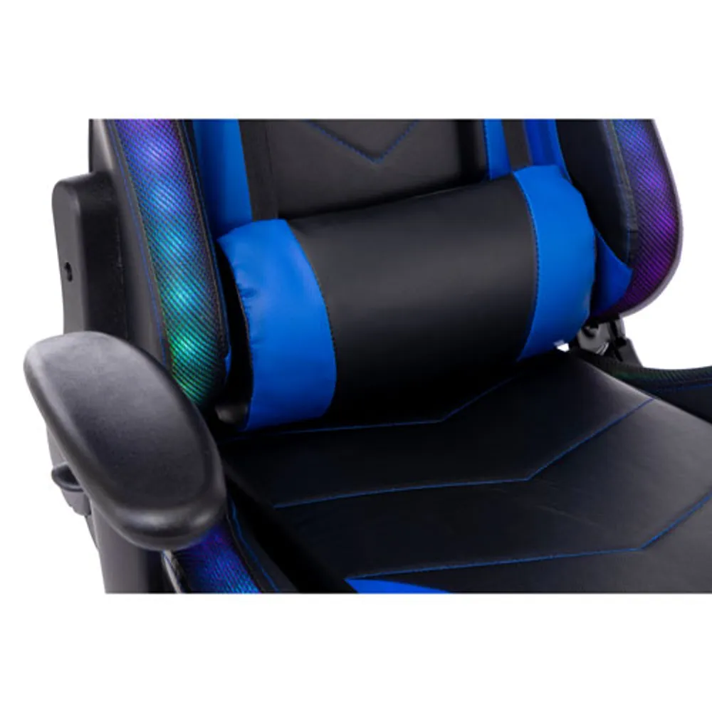 Naz Ultimate Ergonomic Faux Leather RGB Gaming Chair - Blue/Black