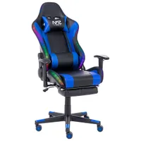 Naz Ultimate Ergonomic Faux Leather RGB Gaming Chair - Blue/Black