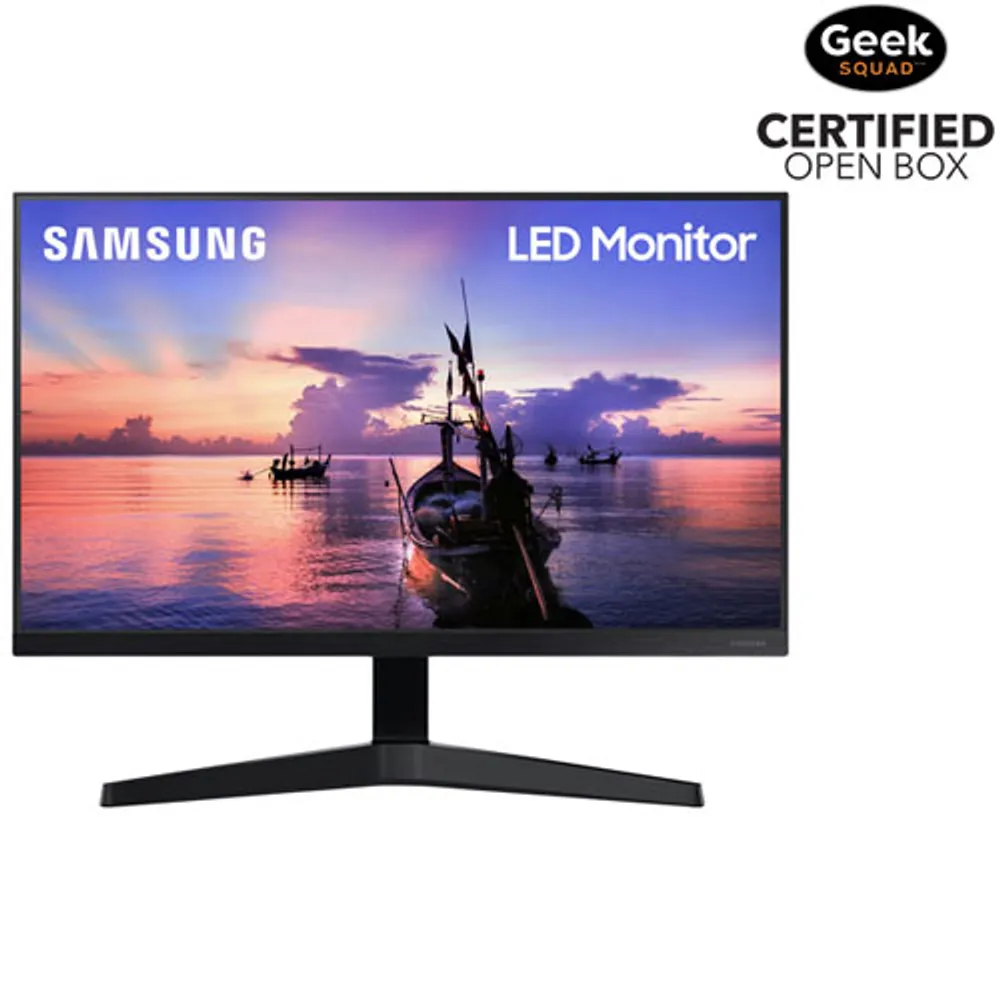 Open Box - Samsung 27" FHD 75Hz 5ms GTG IPS LED FreeSync Gaming Monitor (LF27T350FHNXZA) - Blue Grey