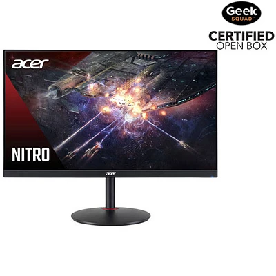 Open Box - Acer 27" 1440p WQHD 170Hz 2ms GTG IPS LED FreeSync Gaming Monitor (XV272U Vbmiiprzx) - Black