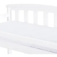 Forever Eclectic Curve Top Changing Table - Matte White