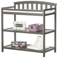 Forever Eclectic Curve Top Changing Table - Dapper Grey