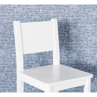 Forever Eclectic Café 3-Piece Kids Table & Chair Set - Matte White