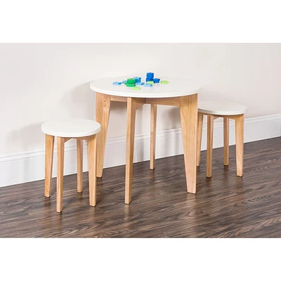 Forever Eclectic Geo 3-Piece Kids Table & Stool Set