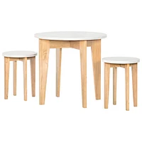 Forever Eclectic Geo 3-Piece Kids Table & Stool Set