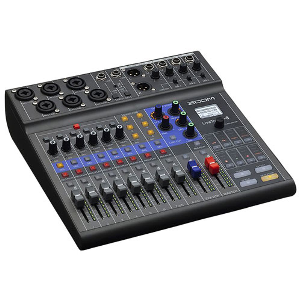 Zoom L-8 LiveTrak 8-Channel Podcast Mixer