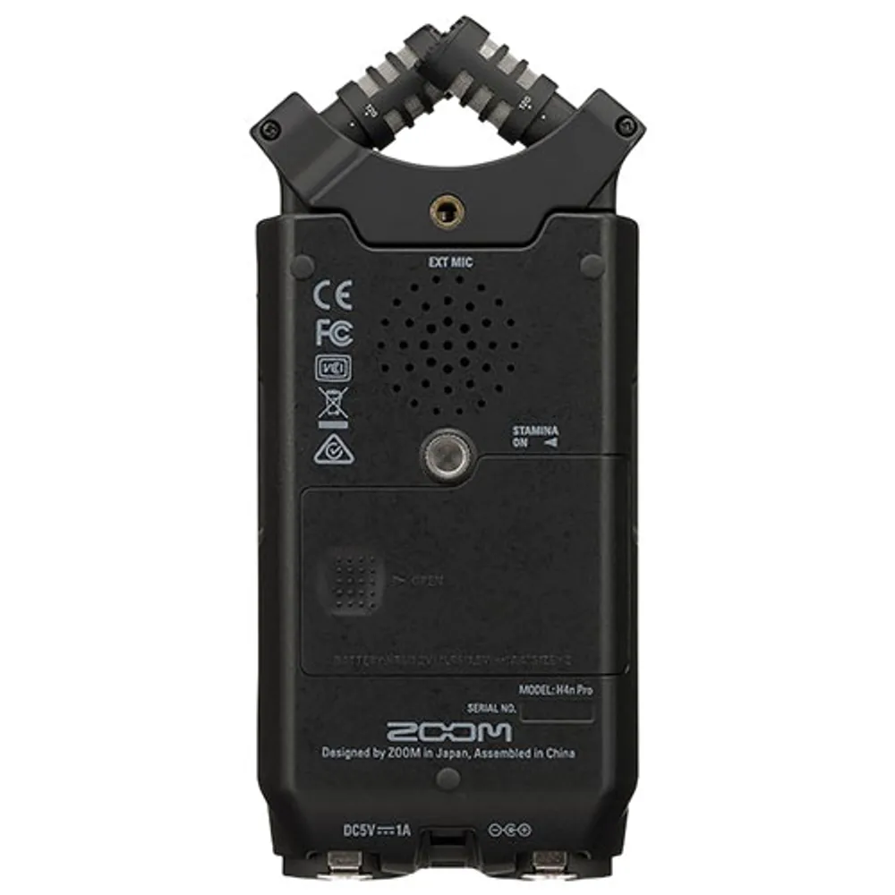 Zoom H4n Pro Handy 4-Track Digital Recorder - Black