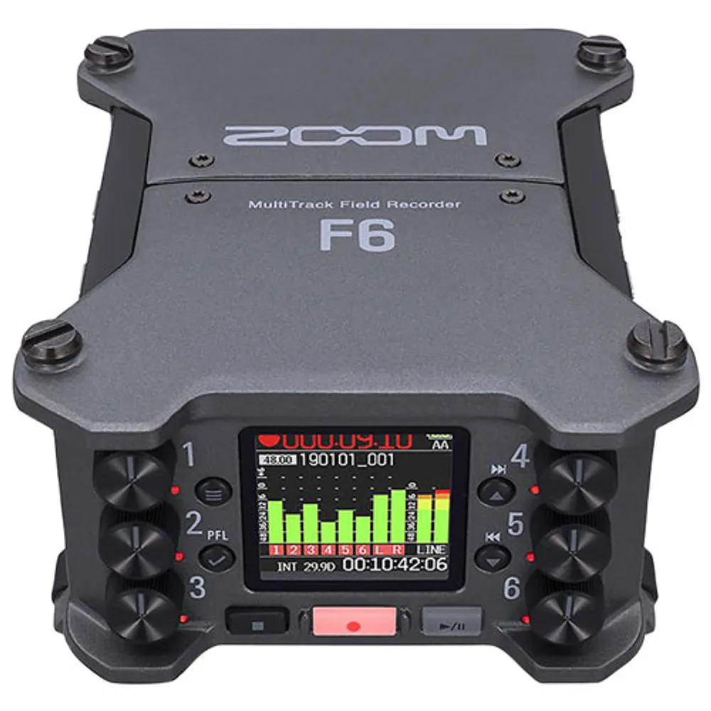 Zoom 6-Channel Multi-Track Recorder (F6)