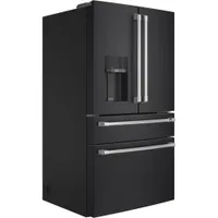 Café 36" 27.8 Cu. Ft. French Door Refrigerator w/ Water & Ice Dispenser (CVE28DP3ND1) - Matte Black