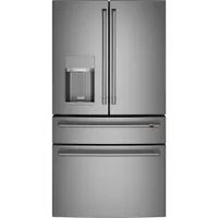 Café 36" 27.8 Cu. Ft. French Door Refrigerator w/ Water & Ice Dispenser (CVE28DP2NS1) - Stainless Steel