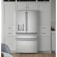 Café 36" 27.8 Cu. Ft. French Door Refrigerator w/ Water & Ice Dispenser (CVE28DP2NS1) - Stainless Steel