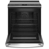 GE Profile 30" 5.3 Cu. Ft. True Convection Slide-In Electric Air Fry Range (PSS93YPFS) - Stainless