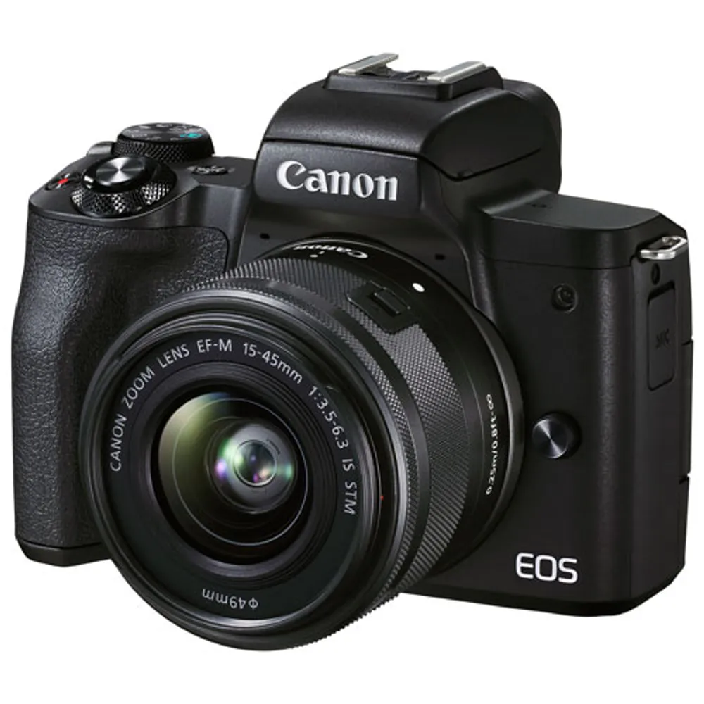 Canon EOS M50 Mark II Mirrorless Camera with 15-45mm IS STM Lens Kit