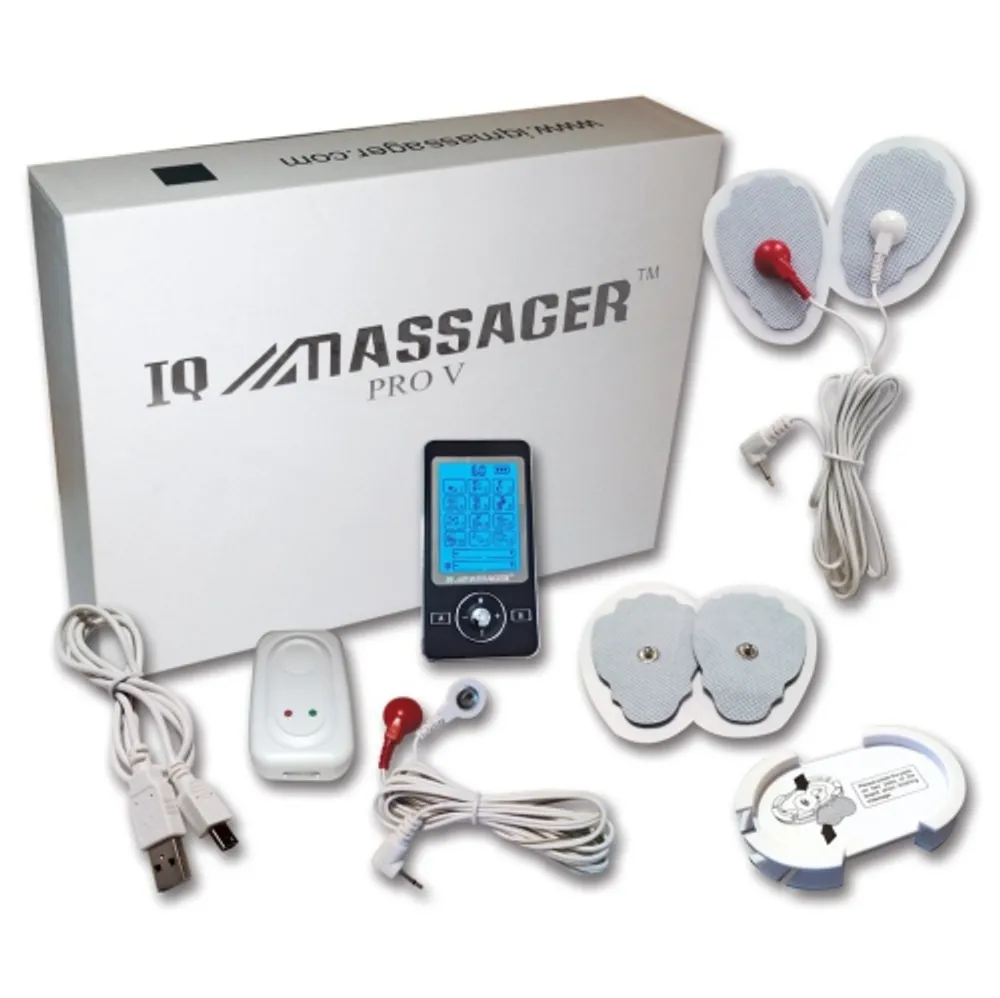 LOOKEE LED Tens Unit EMS Muscle Stimulator with Red Light Therapy for Pain Relief